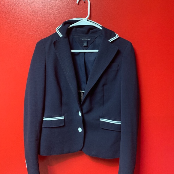 Tommy Hilfiger Nautical Cotton Blazer, Size 4 - Picture 3 of 8